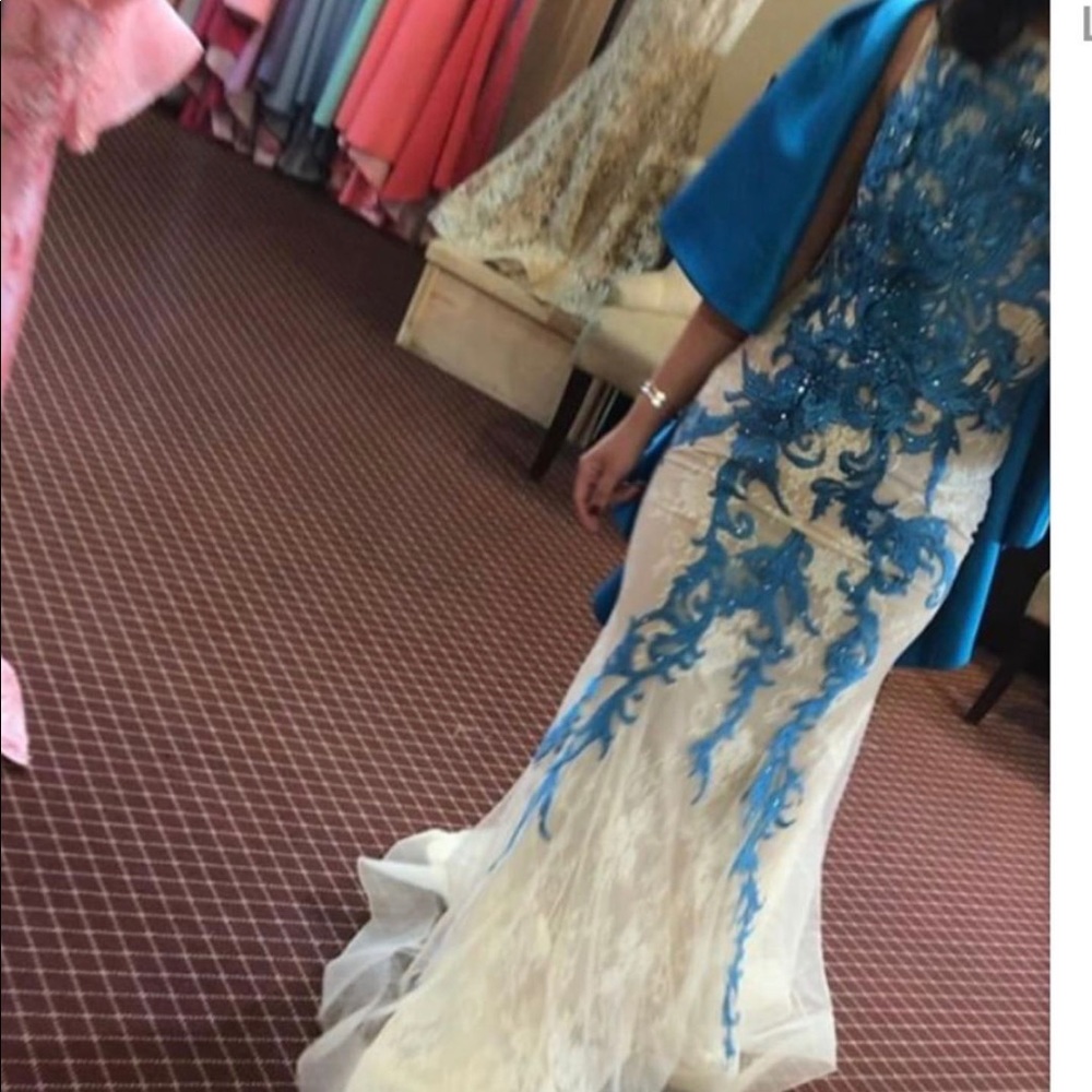 Couture evening gown